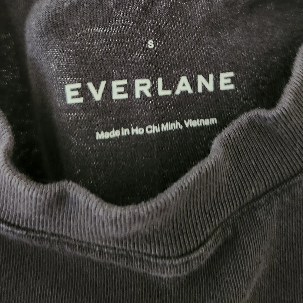 Everlane The Long Weekend Sleeveless Side Slit Midi Dress Cotton Black Small - Picture 8 of 10